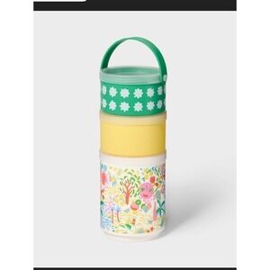 Roller Rabbit X Target 3-Container Snackle Stack NEW IN HAND Stackable BPA Free